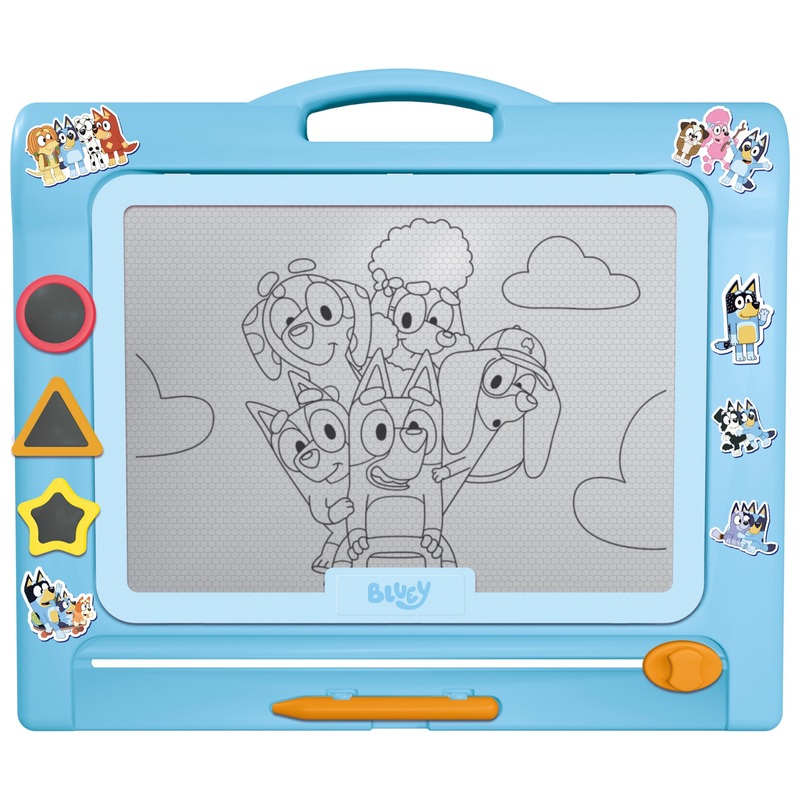 Bluey and Friends Deluxe Magnetic Scribbler Doodle Drawing Board 2 Bluey and Friends Deluxe Magnetic Scribbler Doodle Drawing Board