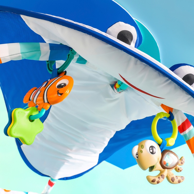 Bright Starts Disney Baby Finding Nemo Mr. Ray Ocean Lights Baby Gym 4 Bright Starts Disney Baby Finding Nemo Mr. Ray Ocean Lights Baby Gym