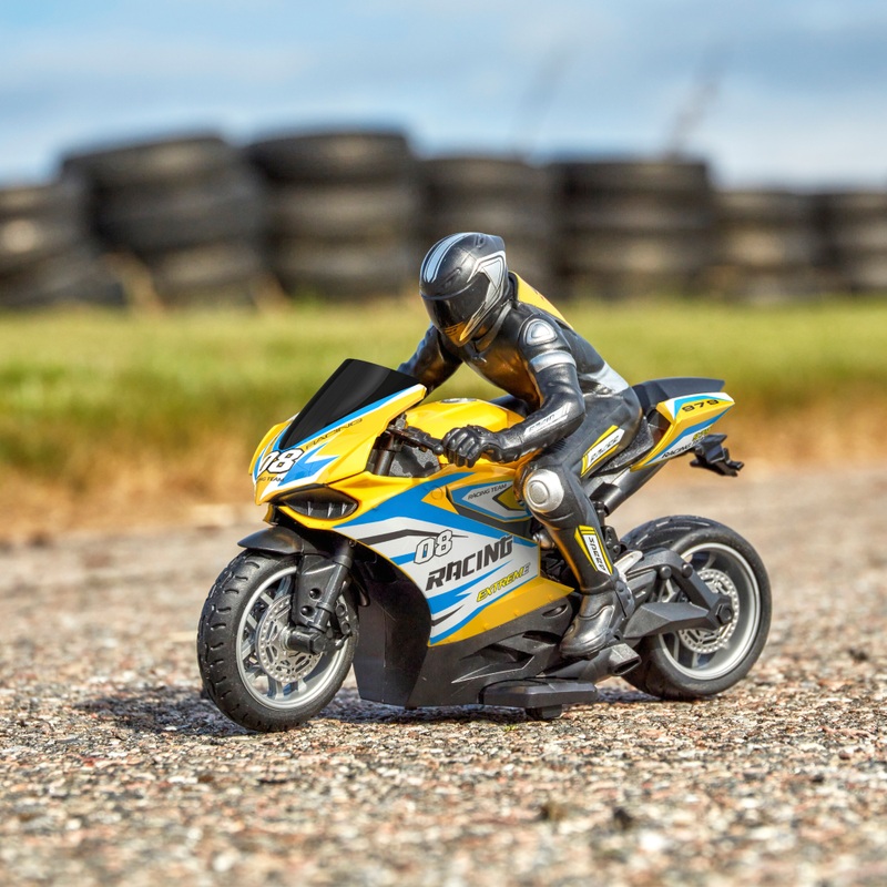 Motor Sport Remote Control Supersport Motorbike 1:10 Scale 2 Motor Sport Remote Control Supersport Motorbike 1:10 Scale
