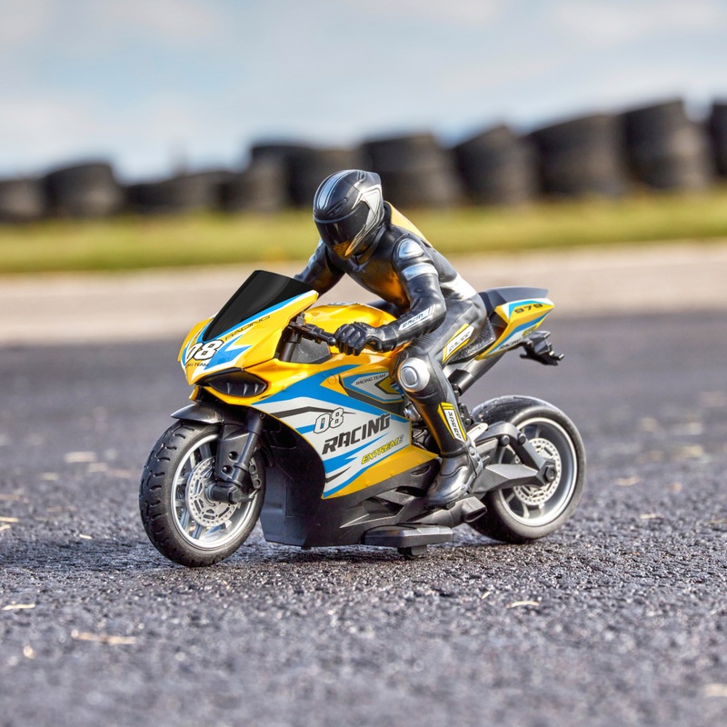 Motor Sport Remote Control Supersport Motorbike 1:10 Scale 3 Motor Sport Remote Control Supersport Motorbike 1:10 Scale