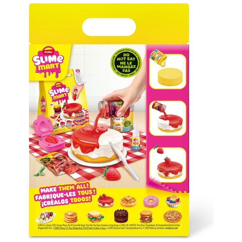 Slime Mart Small Bag Strawberry Cheesecake by ZURU 7 Slime Mart Small Bag Strawberry Cheesecake by ZURU