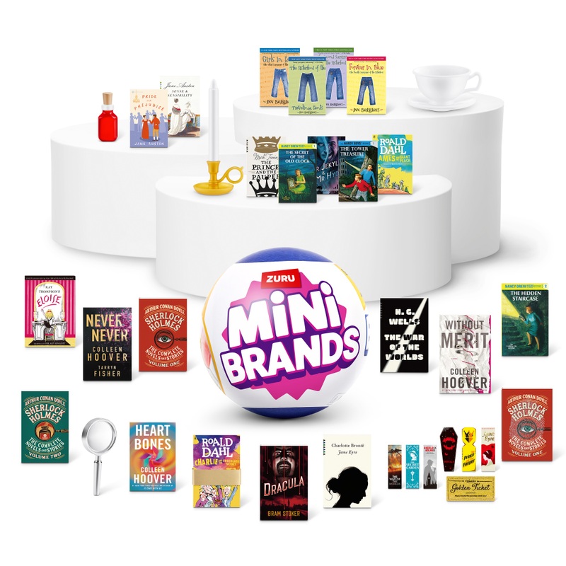 Mini Brands Mini Books Series 2 Capsule by ZURU 2 Mini Brands Mini Books Series 2 Capsule by ZURU