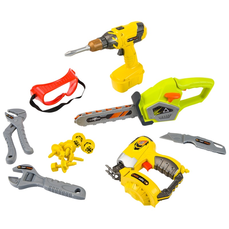 Tuff Tools Construction Workshop Tool Kit Set