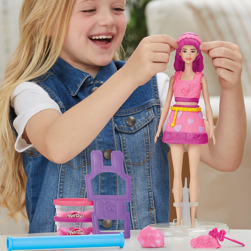 Play-Doh Barbie Hearts and Hair Doll Set 2 Play-Doh Barbie Hearts and Hair Doll Set