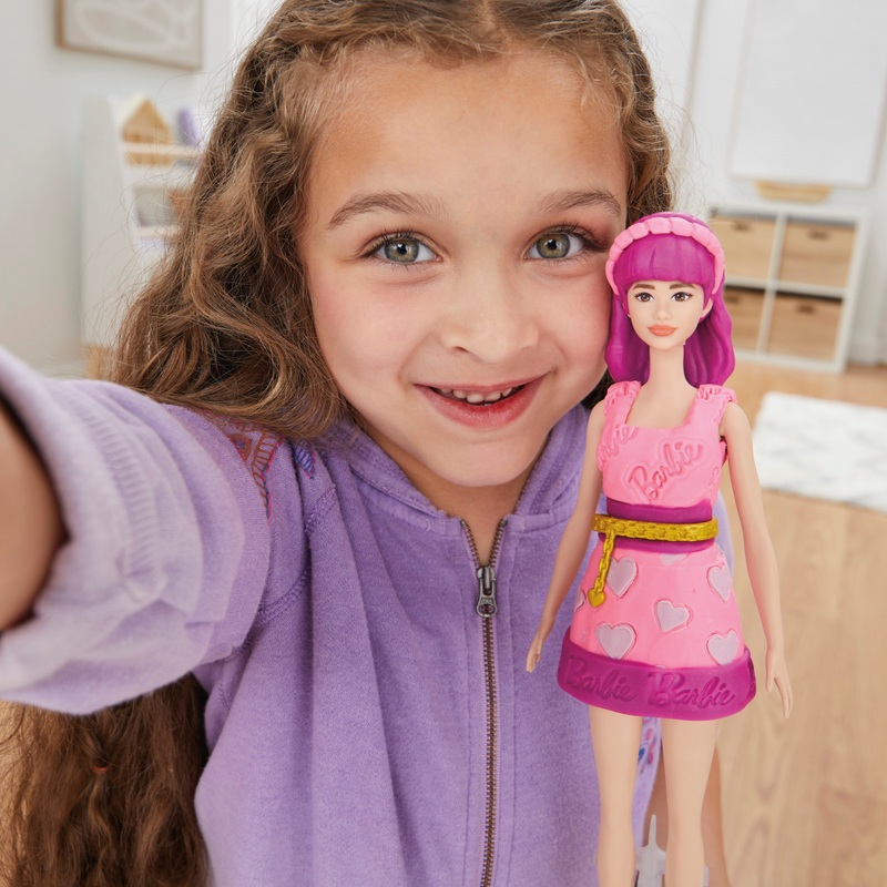 Play-Doh Barbie Hearts and Hair Doll Set 3 Play-Doh Barbie Hearts and Hair Doll Set