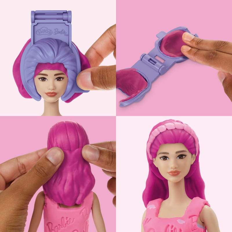Play-Doh Barbie Hearts and Hair Doll Set 7 Play-Doh Barbie Hearts and Hair Doll Set