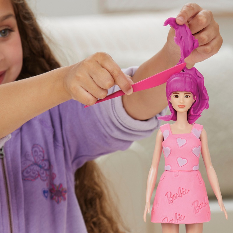 Play-Doh Barbie Hearts and Hair Doll Set 8 Play-Doh Barbie Hearts and Hair Doll Set
