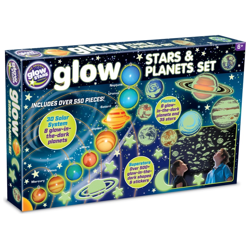 Glowstars Stars and Planets 550+ Piece Pack