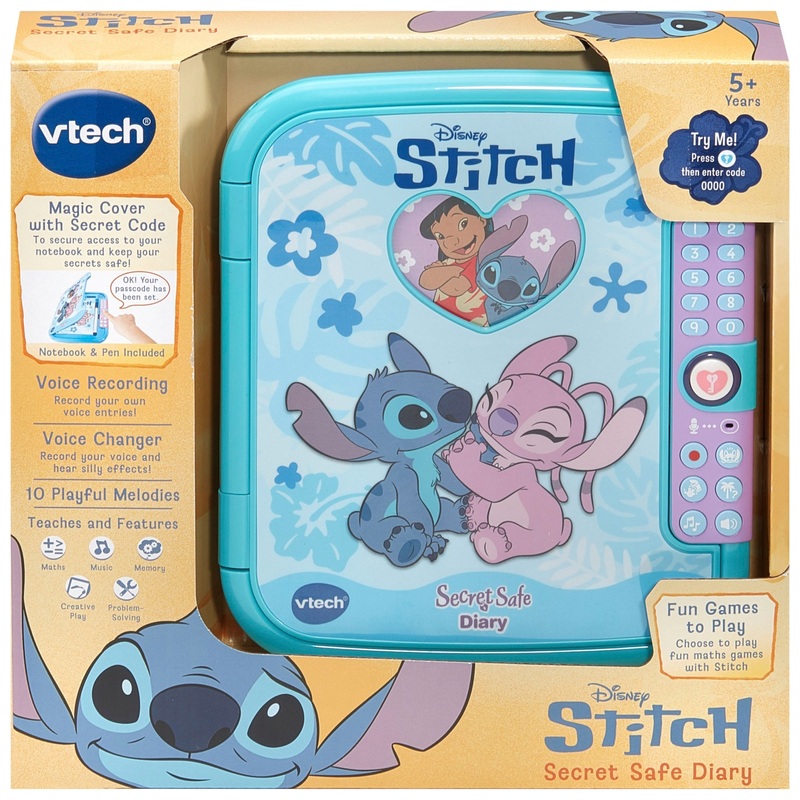 VTech Disney Stitch Secret Safe Diary