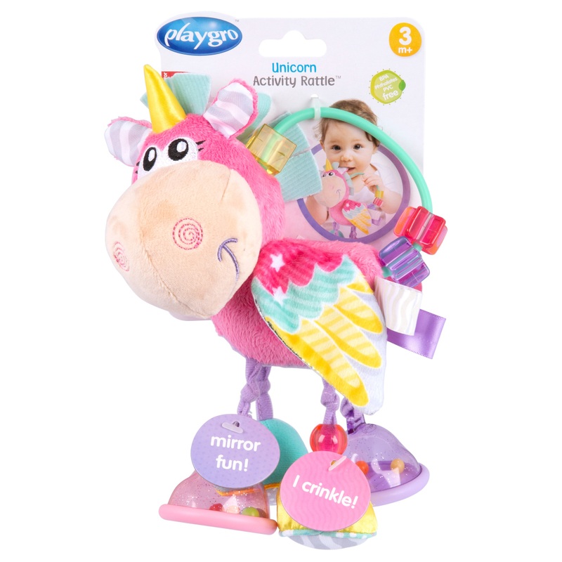 Playgro Clopette Activity Rattle Pink 5 Playgro Clopette Activity Rattle Pink