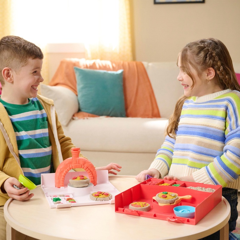 Kinetic Sand SquishPizza Rising Pizza Playset 3 Kinetic Sand SquishPizza Rising Pizza Playset