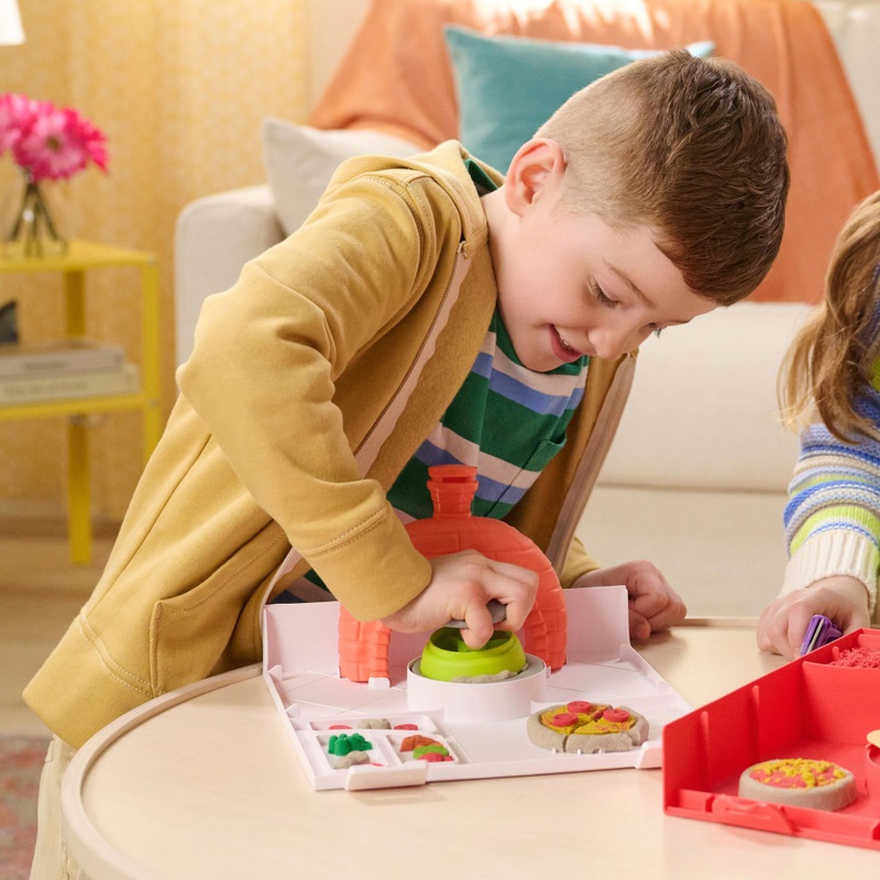 Kinetic Sand SquishPizza Rising Pizza Playset 4 Kinetic Sand SquishPizza Rising Pizza Playset