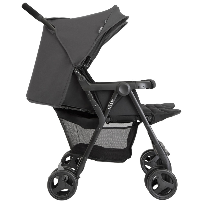 Graco Avvos Double Stroller Grey 7 Graco Avvos Double Stroller Grey