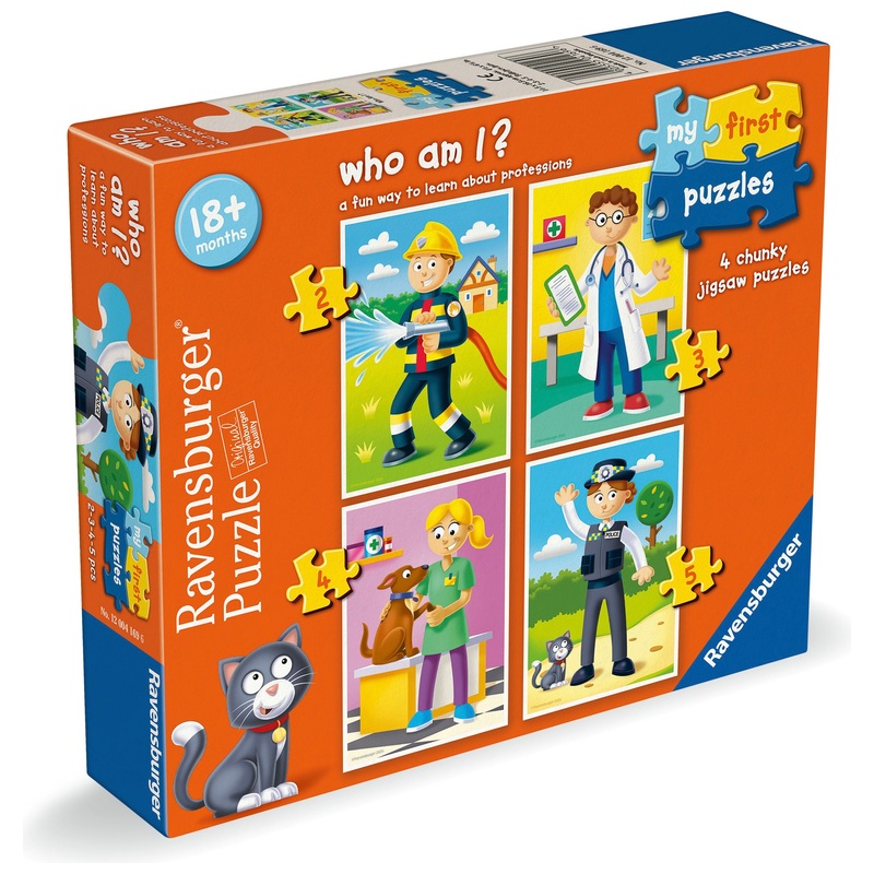 Ravensburger My First Puzzle: Who Am I? Jigsaw Puzzles 4 Pack