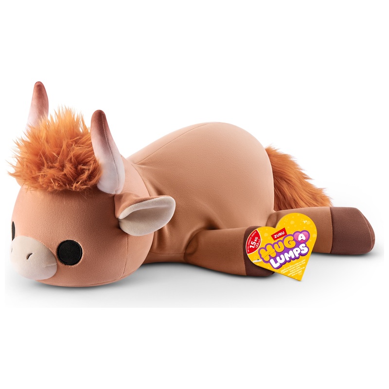 Hug-A-Lumps by ZURU Weighted Plush Holly the Highland Cow
