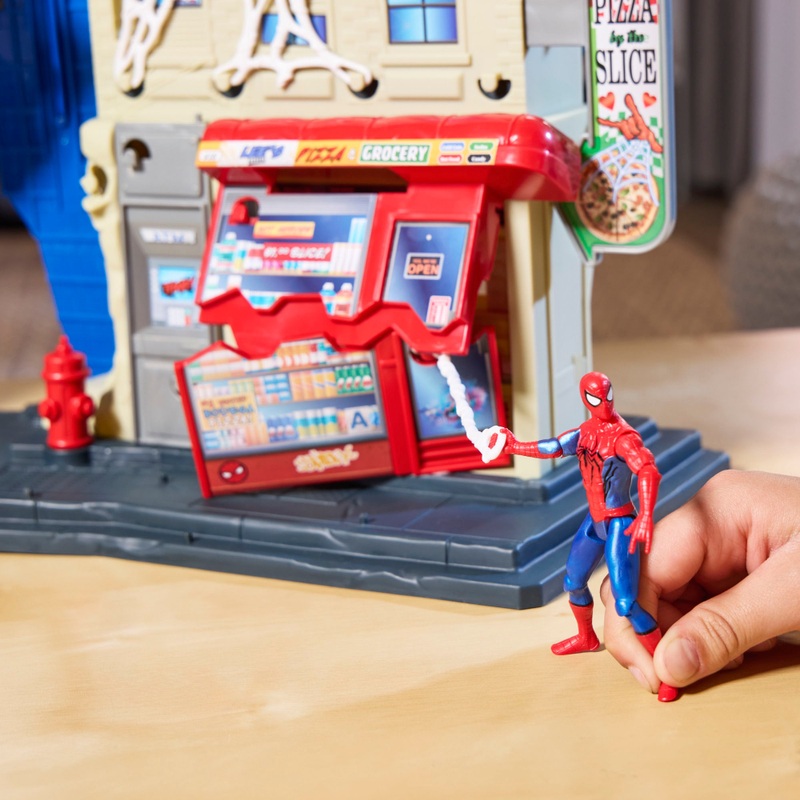 Marvel Spider-Man VenomVersus Web Slinging City Playset 4 Marvel Spider-Man VenomVersus Web Slinging City Playset