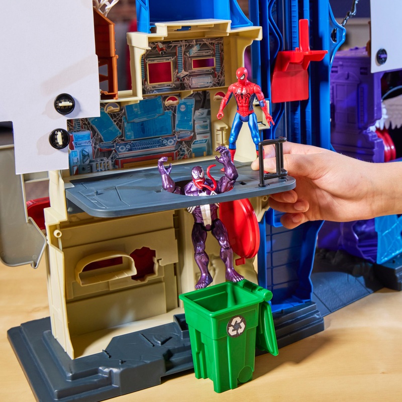 Marvel Spider-Man VenomVersus Web Slinging City Playset 6 Marvel Spider-Man VenomVersus Web Slinging City Playset