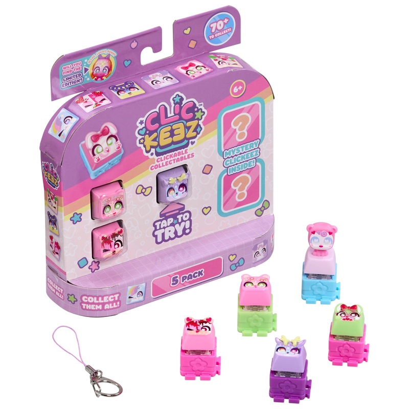 Clickeez Clickable Collectable 5 Pack Assortment