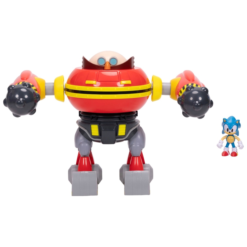 Sonic the Hedgehog Deluxe 23cm Hammer Egg Robot and Sonic Figure Playset