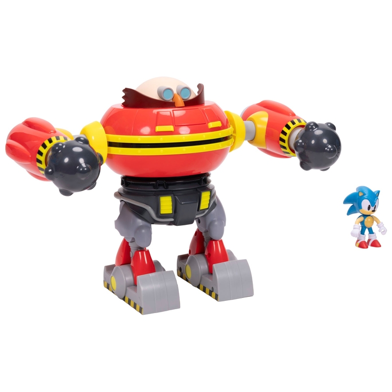 Sonic the Hedgehog Deluxe 23cm Hammer Egg Robot and Sonic Figure Playset 5 Sonic the Hedgehog Deluxe 23cm Hammer Egg Robot and Sonic Figure Playset