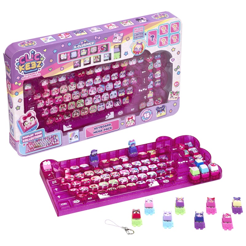 Clickeez Clickable Collectables Keyboard Mega Pack