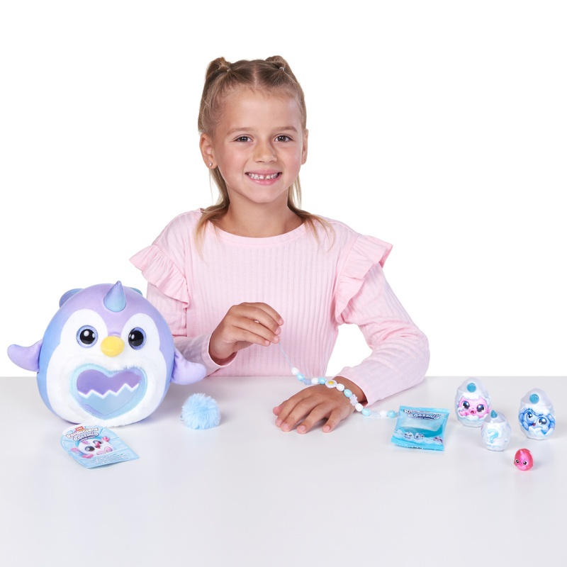 Rainbocorns by ZURU Eggzania Frozen Mania Surprise Plush Egg Frostine