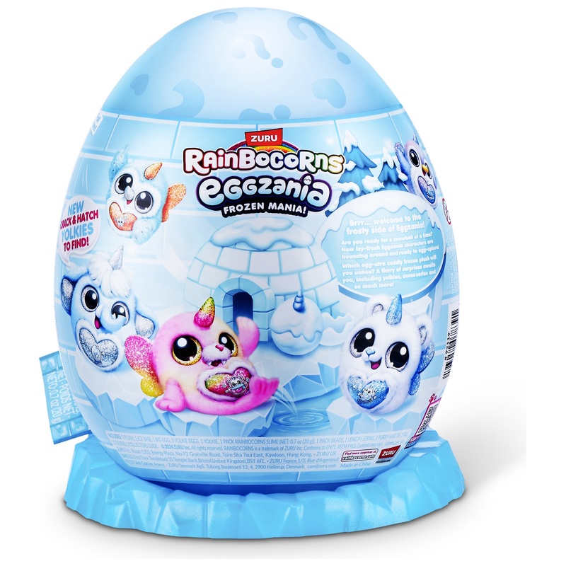 Rainbocorns by ZURU Eggzania Frozen Mania Surprise Plush Egg Frostine 5 Rainbocorns by ZURU Eggzania Frozen Mania Surprise Plush Egg Frostine