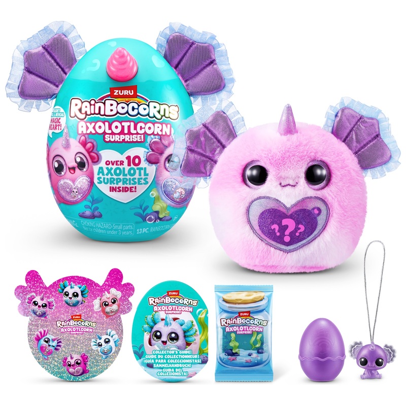 Rainbocorns by ZURU Axolotlcorn Surprise Plush Egg Assortment
