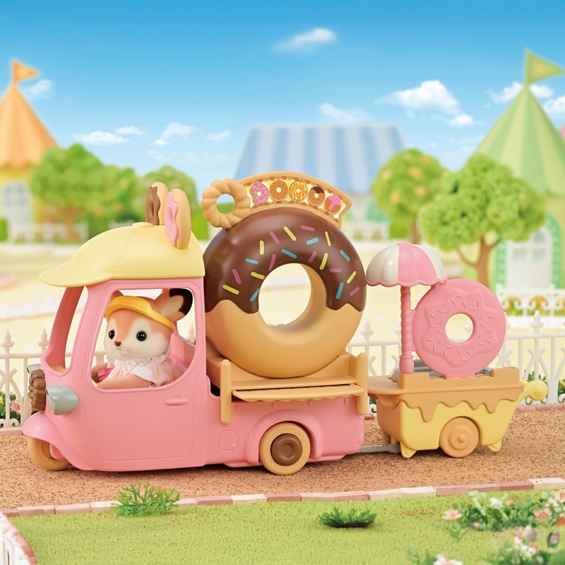 Sylvanian Families Dip Dip Donuts Wagon