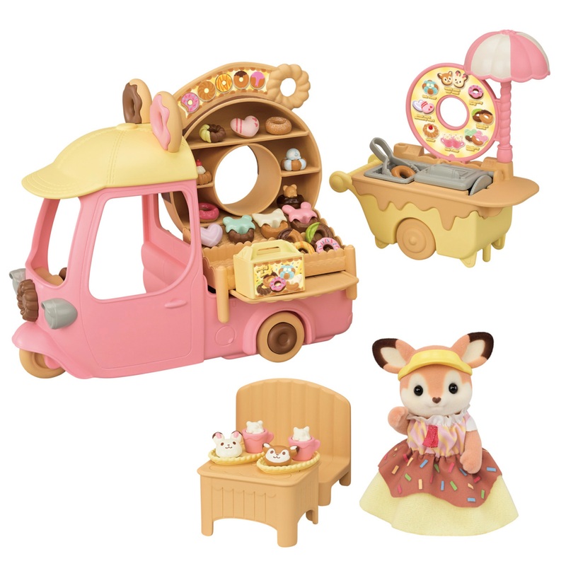 Sylvanian Families Dip Dip Donuts Wagon 4 Sylvanian Families Dip Dip Donuts Wagon