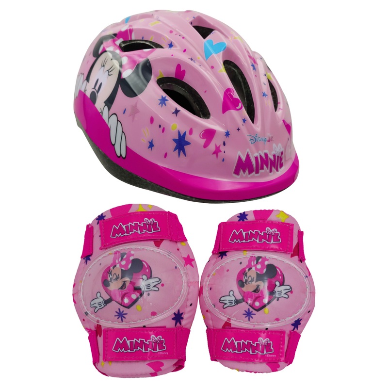 Minnie Mouse Safety Helmet and Protective Gear Set