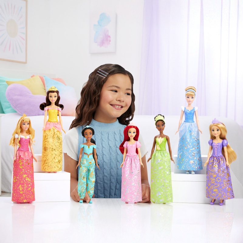Disney Princess Story Sparkle 7 Doll Fashion Pack Set