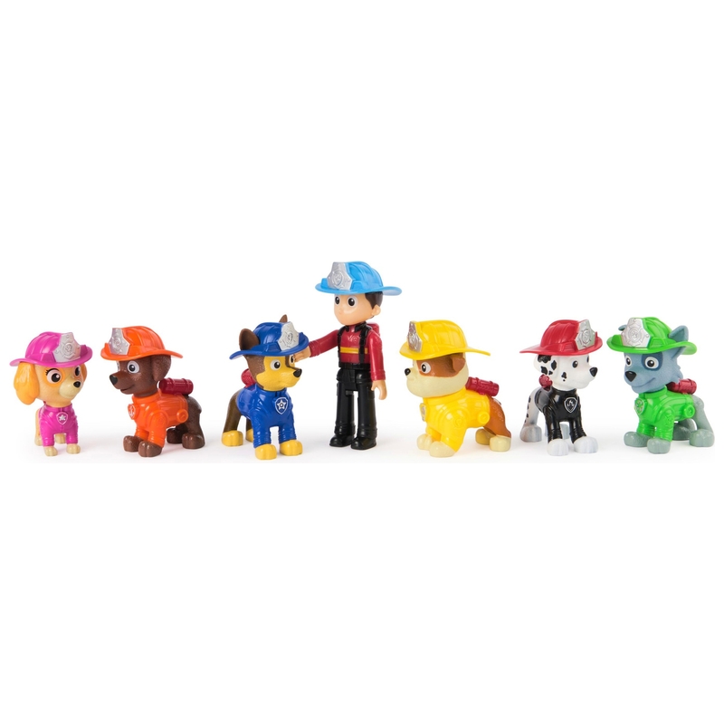 PAW Patrol Fire Rescue Team 7 Action Figures Pack 2 PAW Patrol Fire Rescue Team 7 Action Figures Pack