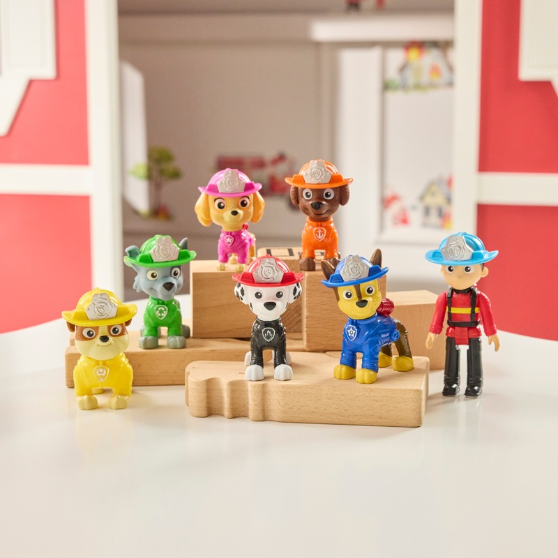 PAW Patrol Fire Rescue Team 7 Action Figures Pack 3 PAW Patrol Fire Rescue Team 7 Action Figures Pack