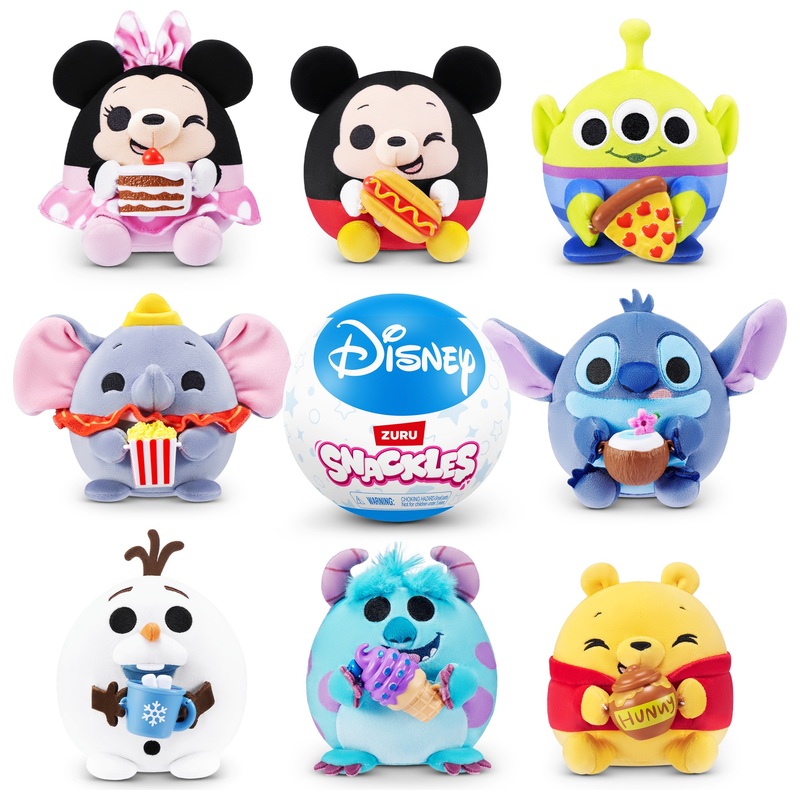 Snackles by ZURU Disney Plush 12cm Assortment