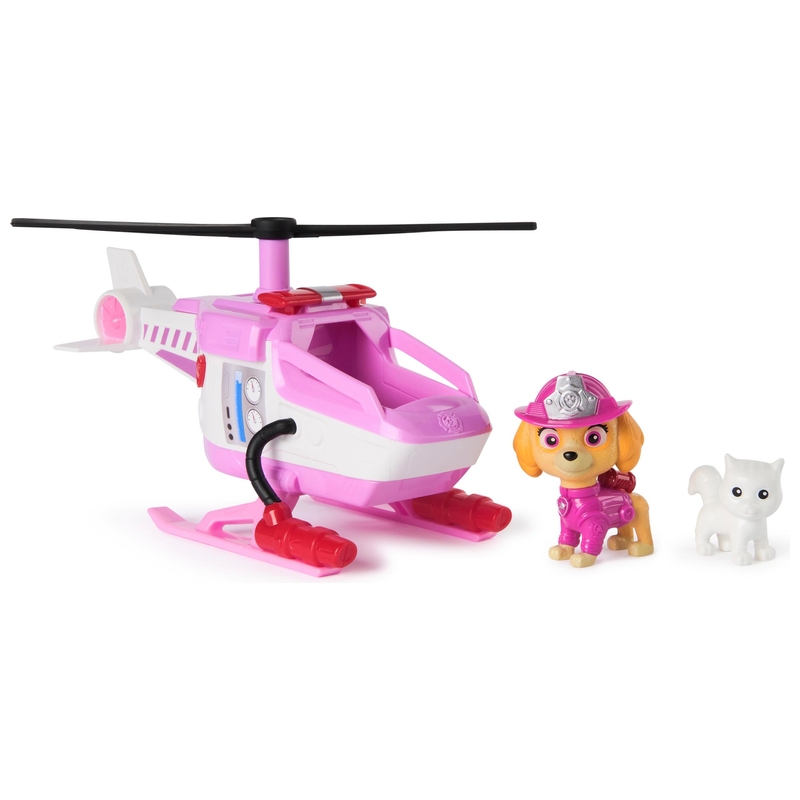PAW Patrol Fire Rescue Vehicle Skye with Rescue Fire Chopper