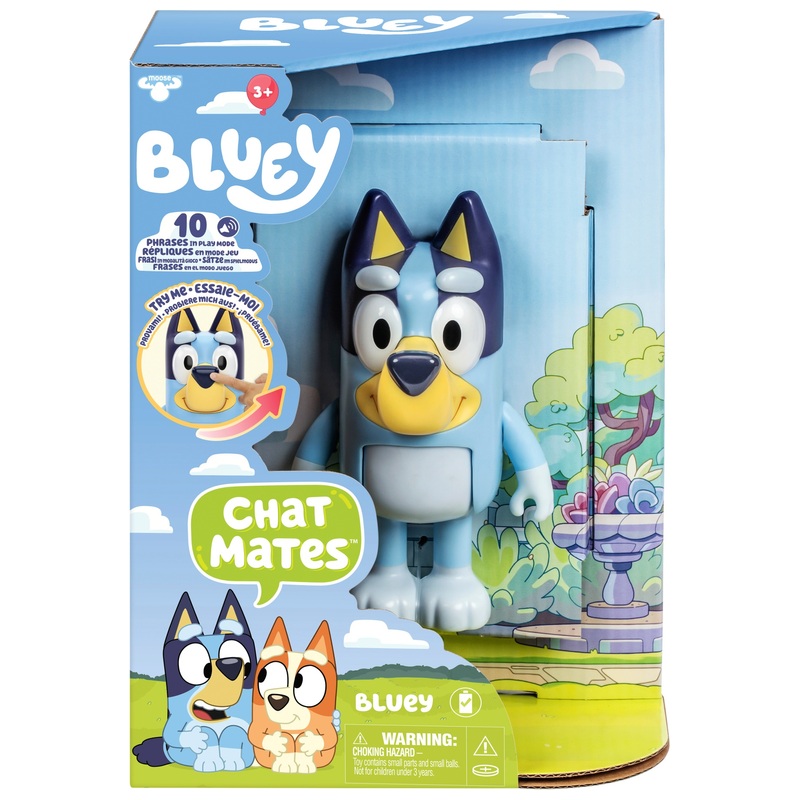 Bluey Chat Mates Figure Single Pack Bluey