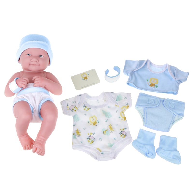 Berenguer Boutique Baby Doll La Newborn Boy Deluxe Set 6 Berenguer Boutique Baby Doll La Newborn Boy Deluxe Set