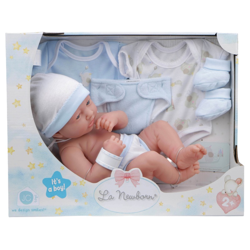Berenguer Boutique Baby Doll La Newborn Boy Deluxe Set 8 Berenguer Boutique Baby Doll La Newborn Boy Deluxe Set