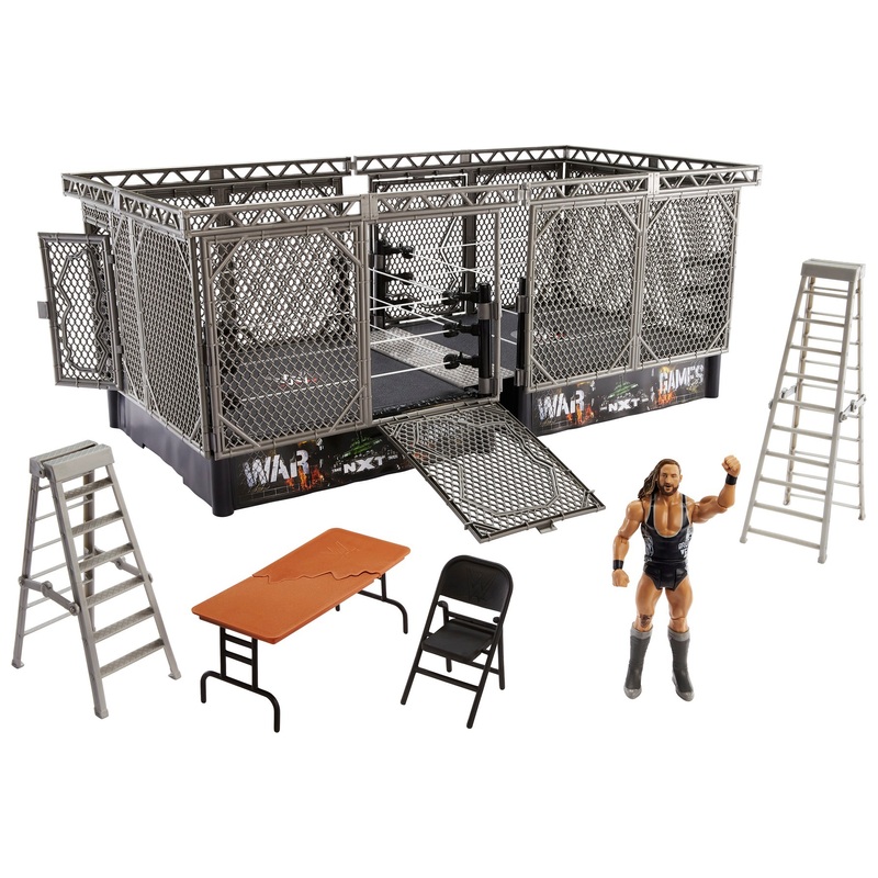 WWE Playset NXT TakeOver Survivor Series War Games with Butch Action Figure