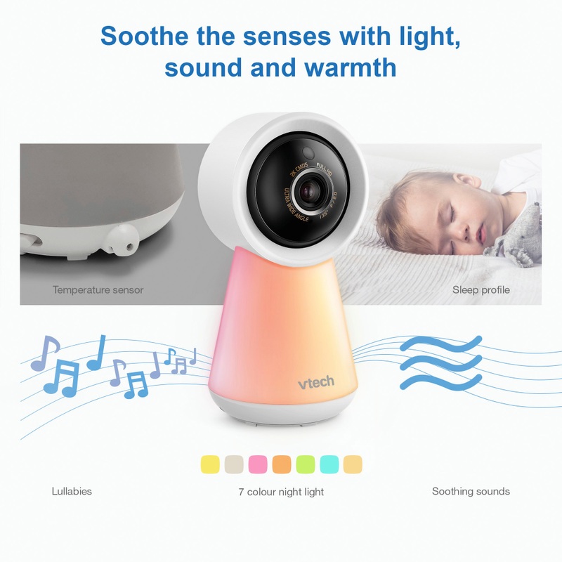 VTech RM5756HD Smart Wi-Fi Video Baby Monitor with 5 Inch Screen 4 VTech RM5756HD Smart Wi-Fi Video Baby Monitor with 5 Inch Screen