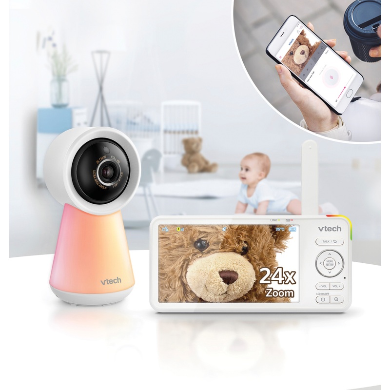 VTech RM5756HD Smart Wi-Fi Video Baby Monitor with 5 Inch Screen 5 VTech RM5756HD Smart Wi-Fi Video Baby Monitor with 5 Inch Screen