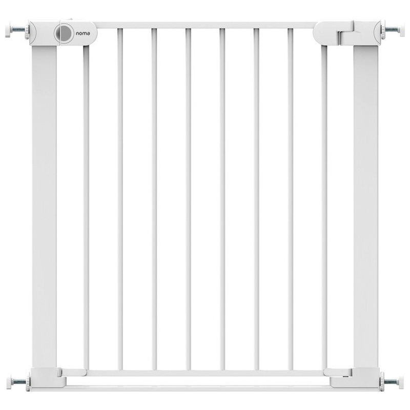 Noma Flat Step Pressure Fit Stair Gate White