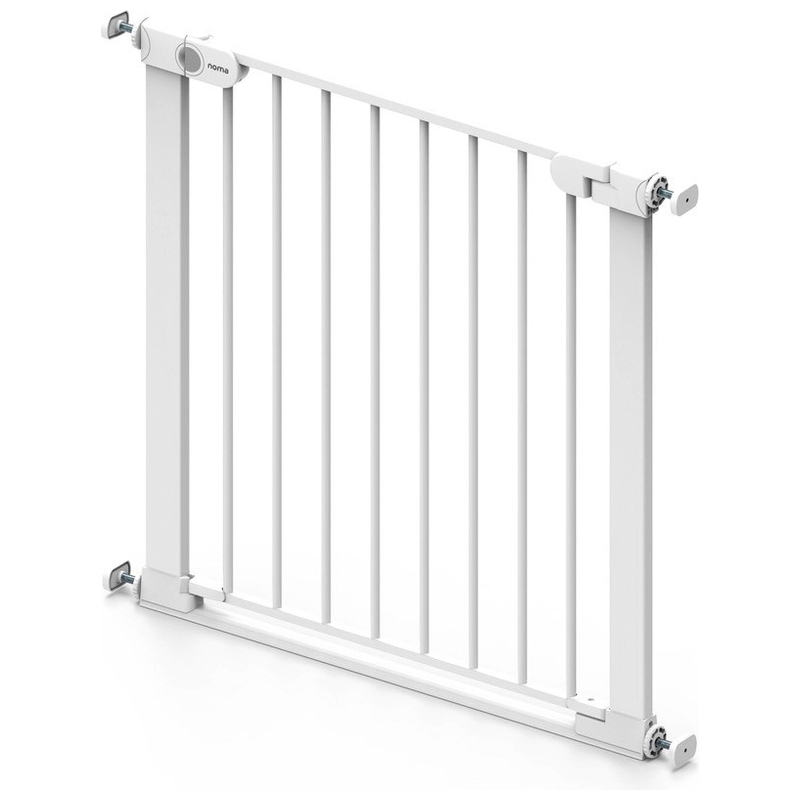 Noma Flat Step Pressure Fit Stair Gate White