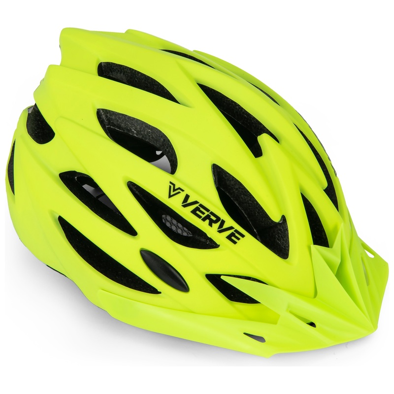 Verve Bike Helmet Yellow Size 55 - 58cm
