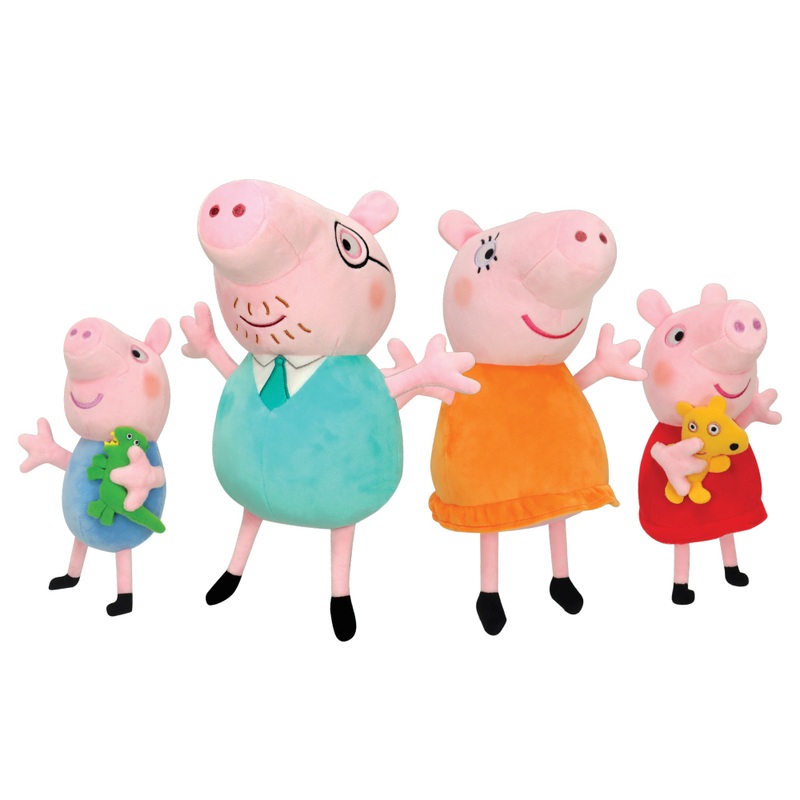 Peppa Pig Plush Family 4 Pack