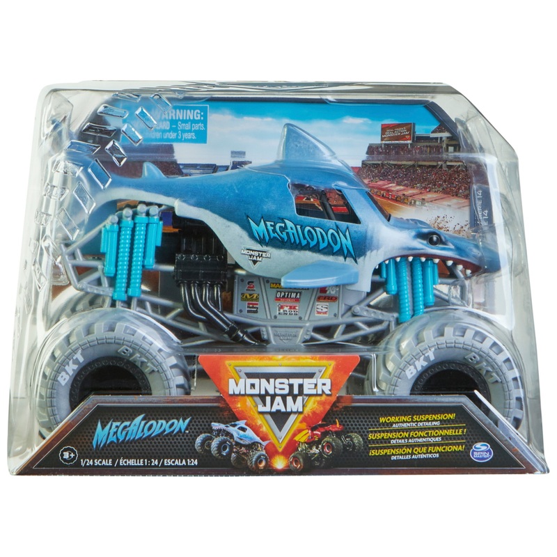 Monster Jam 1:24 Die-Cast Monster Truck Meglodon 4 Monster Jam 1:24 Die-Cast Monster Truck Meglodon