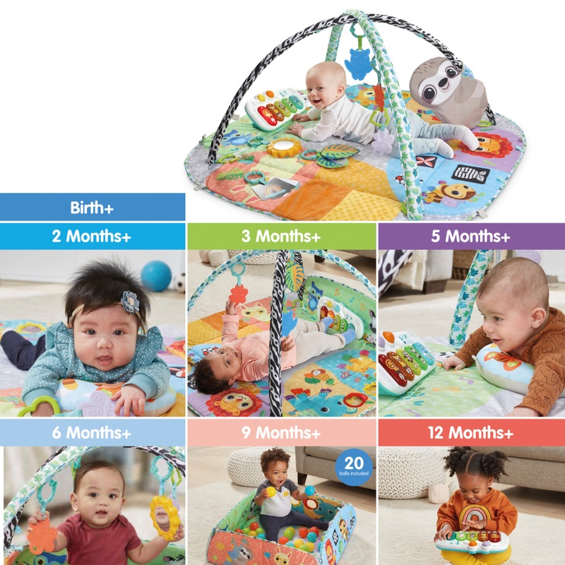 VTech Baby 7-in-1 Grow with Baby Sensory Gym 5 VTech Baby 7-in-1 Grow with Baby Sensory Gym