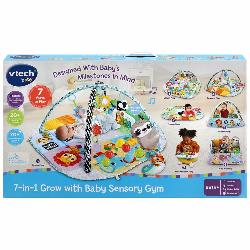 VTech Baby 7-in-1 Grow with Baby Sensory Gym 8 VTech Baby 7-in-1 Grow with Baby Sensory Gym
