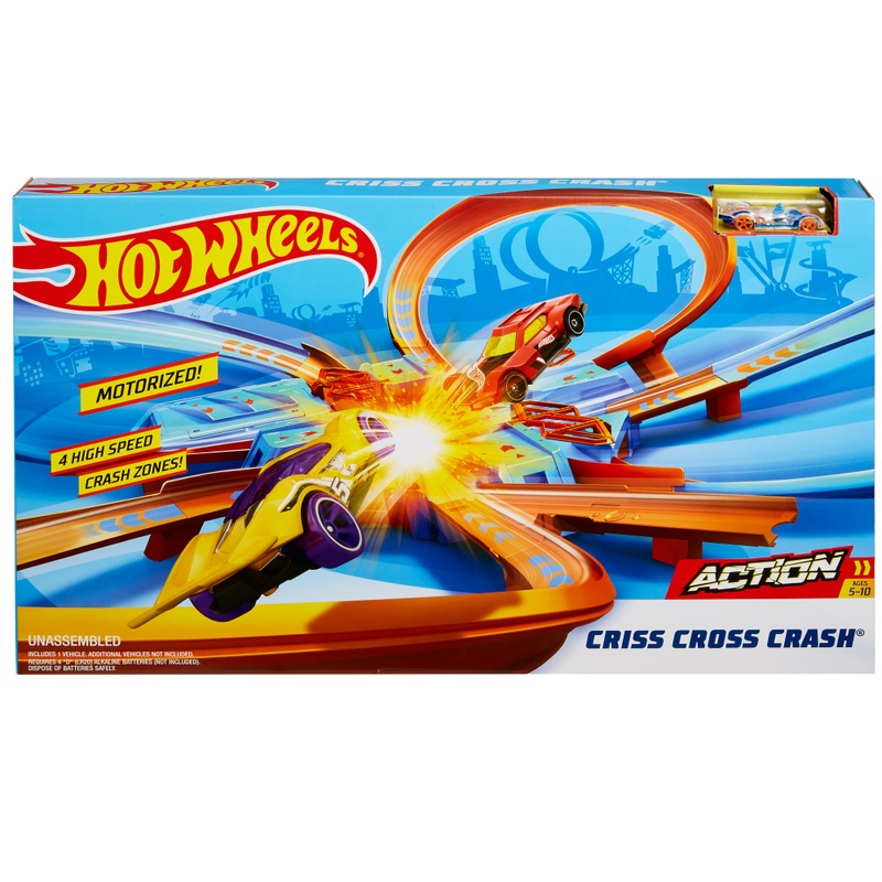 Hot Wheels Action Criss Cross Crash Playset 7 Hot Wheels Action Criss Cross Crash Playset